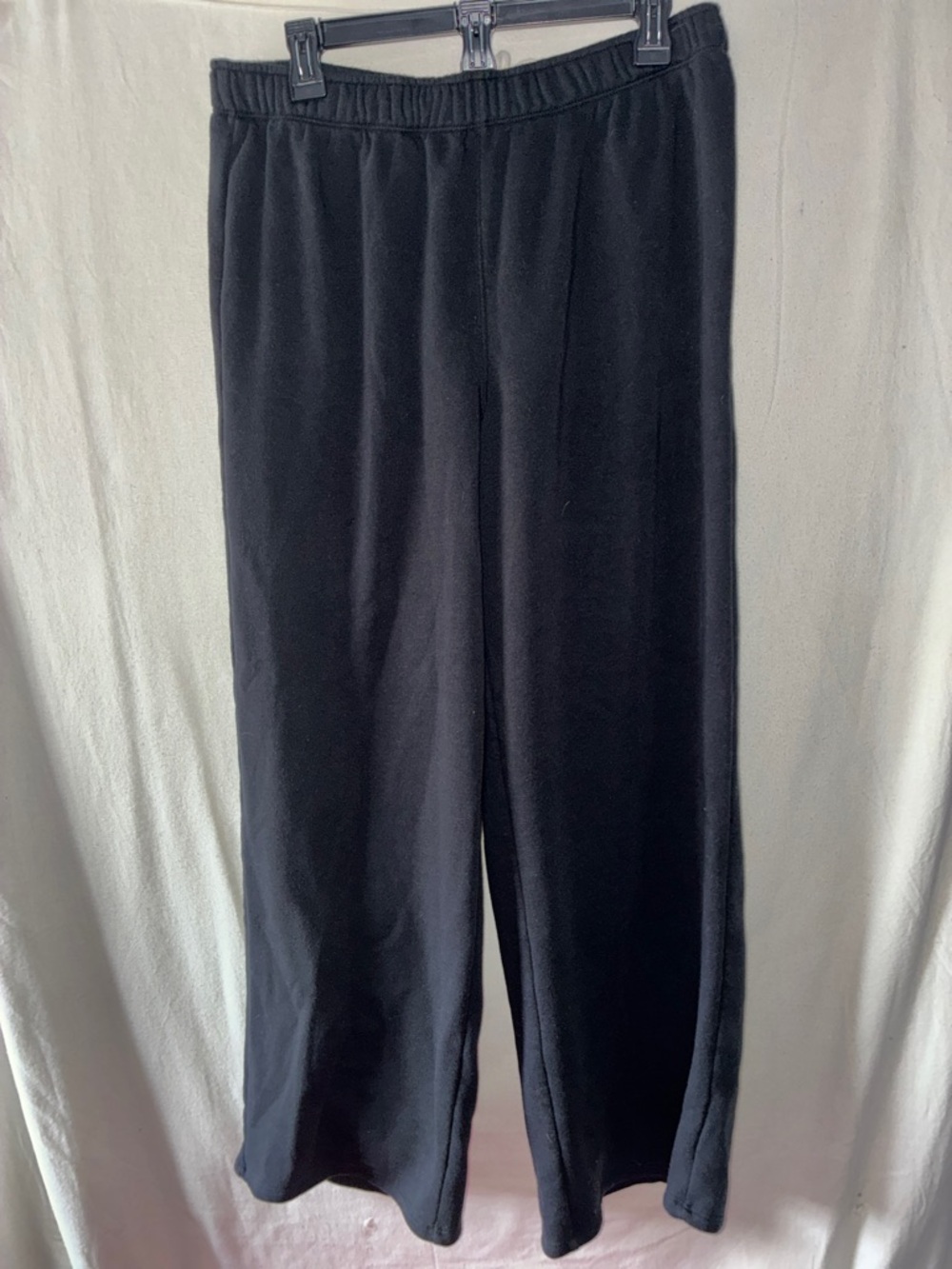 SO  Black Elastic-Waist Jogger Pants